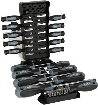 Set de Destornilladores, Vasos y Puntas Basic Ratio 